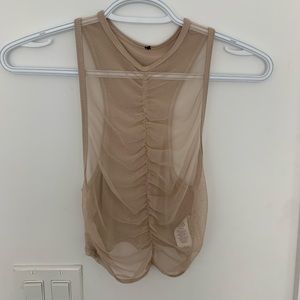 Mesh tank top